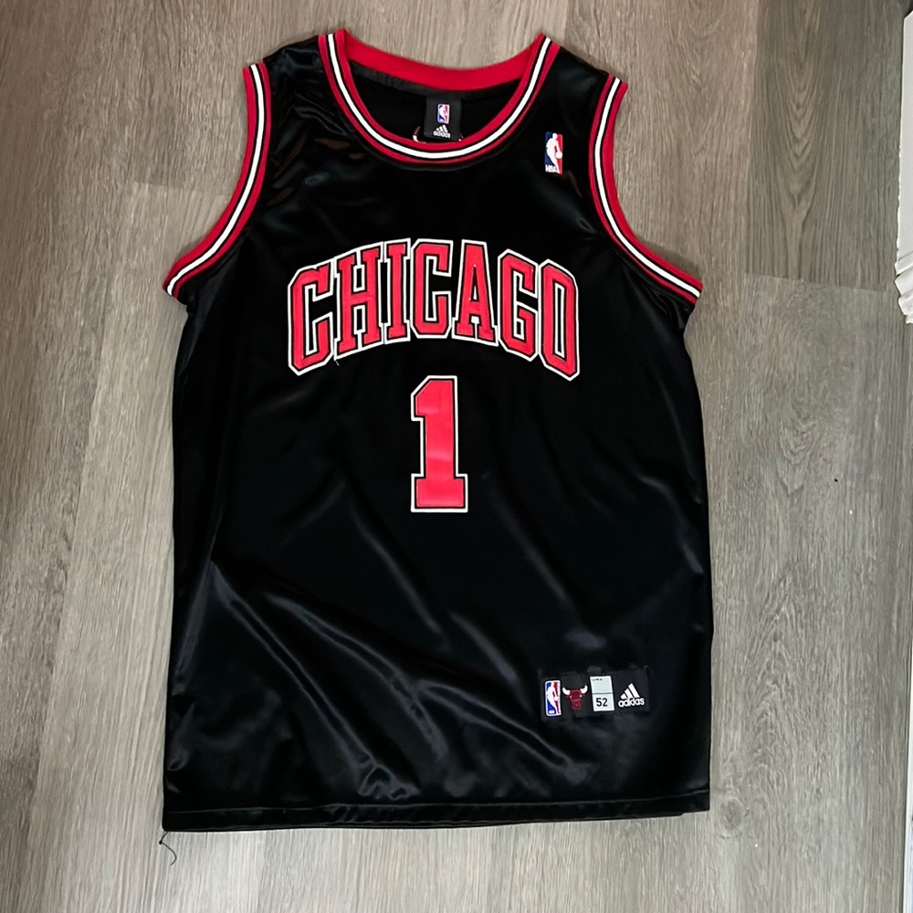 STITCHED CHICAGO BULLS DERRICK ROSE JERSEY